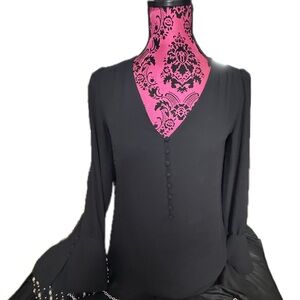 WHITE HOUSE BLACK MARKET Bell Sleeve Blouse | xxs